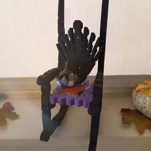 Wooden Clothespin Rocking Chairs HALLOWEEN EDITION